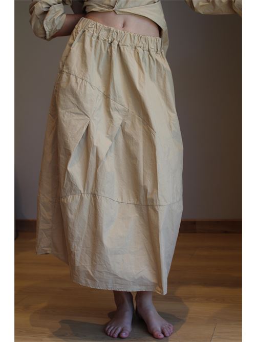 Gonna in cotone con coulisse DIECI MINUTI | 10592